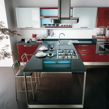 Modern Italian Custom Made Kitchens by LUBE