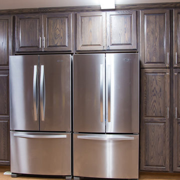 Firehouse Kitchen with Driftwood-Stained Oak