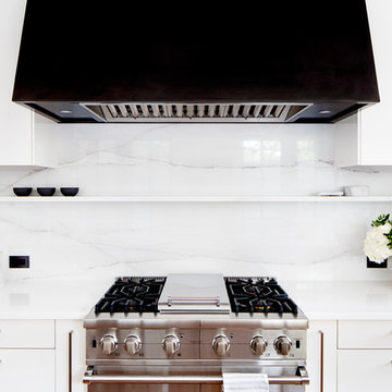 CODE Reflect White High Gloss Lacquer and Fossil Oak Matrix in Georgetown