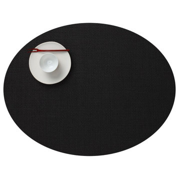 Minibasket Oval Table Mat, Black