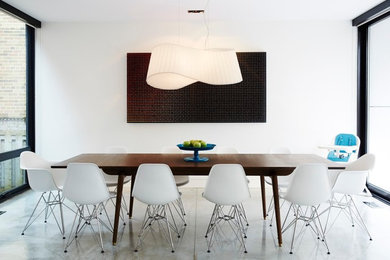Inspiration for a dining room in Toronto.