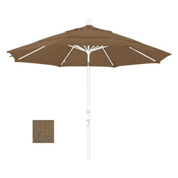 California Umbrella11 Foot Olefin Aluminum Crank Lift Collar Tilt Patio Umbrella White P Dailymail