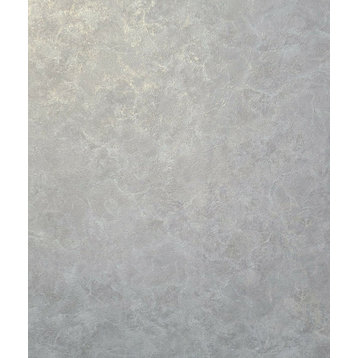Champagne gray pearl gold faux concrete plaster Wallpaper, 21 Inc X 33 Ft Roll