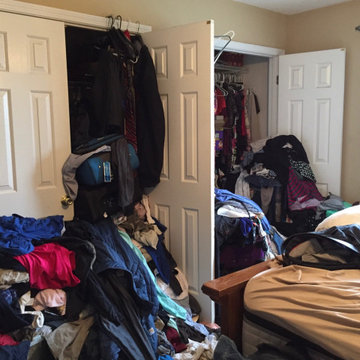 Master bedroom Closet Declutter