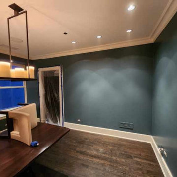 Dining Room wallpaper installation Georgetown, TX