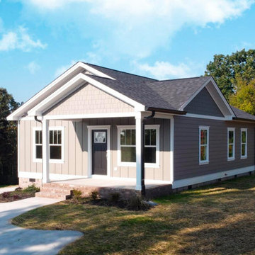 Siding Installation - James Hardie Shakes and Board & Batten