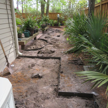 Foley/Rivenbark: Before, In progress, After