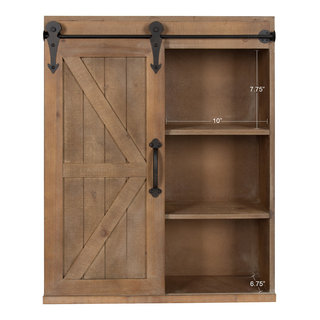 Rustic Jelly Cupboard Display Wall Mount Hanging Kitchen Cabinet With  Storage 