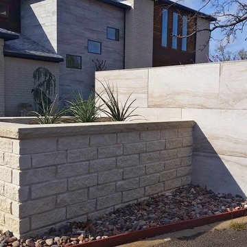 New Stone Mailbox in McKinney Texas