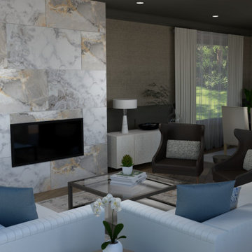 3D Renders - Social Rooms