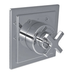 Lefroy Brooks Mackintosh (1930) Cross Handle Pressure Balance Shower TRIM - Tub And Shower Parts