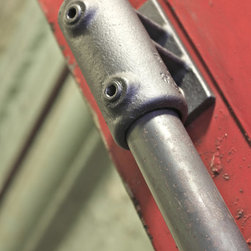 Washington Industrial Dark Steel Pipe Door Pull Handle - Door Handles
