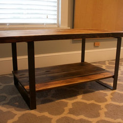 Antiqued Pine Coffee Table - Coffee Tables