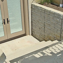 basement entry/doors exterior