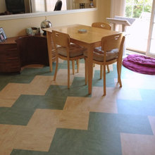 bathroom and kitchen floor