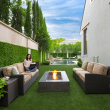 Synthetic turf and greenery panels
