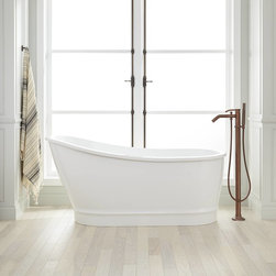61" Rione CRYLIC Freestanding Slipper Tub - Products