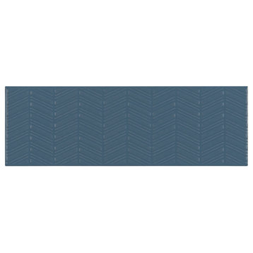MSI NURBMIX4X12 Urbano - 12" x 4" Rectangle Wall Tile - Mixed - Navy