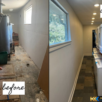Condominium Complex Laundry Room Renovation - Before & After