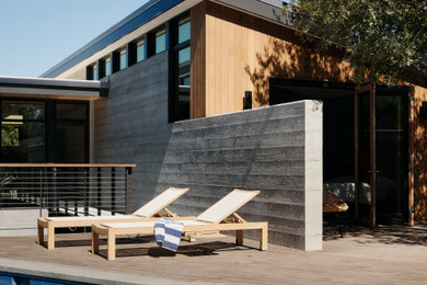 Inspiration for a 1950s pool remodel in San Francisco