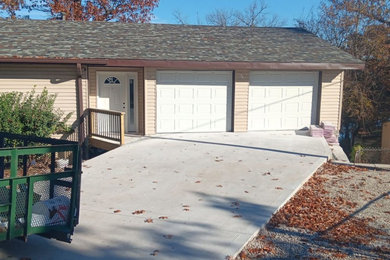 Garage - contemporary garage idea in Other