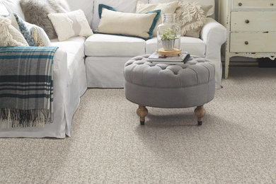 Inspiration for a coastal living room remodel in Other
