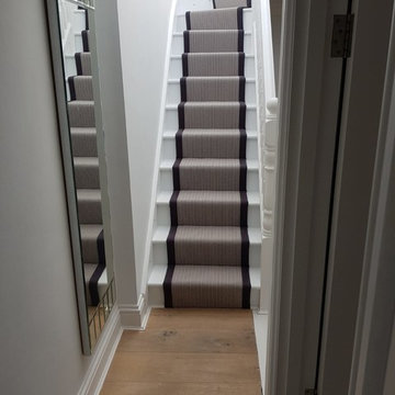 Grey Carpet Runner To Stairs In Battersea
