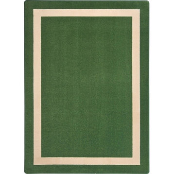 Kid Essentials, Misc Solid Color Area Rug, Portrait, 3'10"X5'4", Greenfield