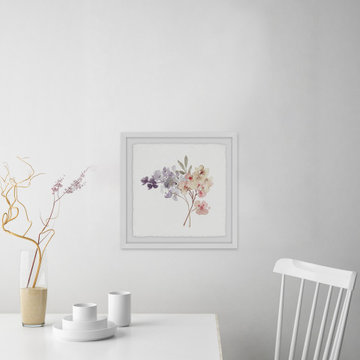 "Watercolor Bouquet 2" Framed Painting Print