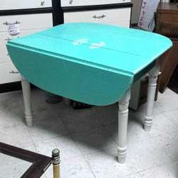 Shabby Cottage Chic Painted Dining Table - Dining Tables