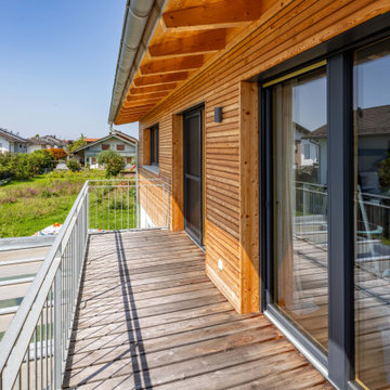 Energiesparhaus Großkarolinenfeld Balkon