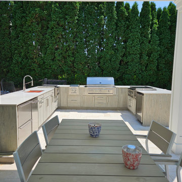 Outdoor Kitchen Designed With The Chef In Mind All Summer Long In The Hamptons