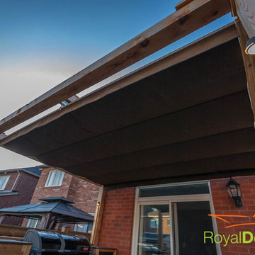 Deck with octo pergola