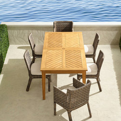 Seton Expandable Dining Set - Outdoor Dining Sets