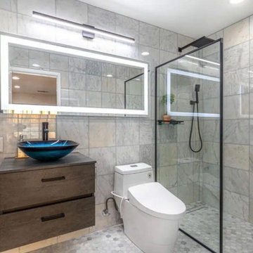Palo Alto Modern Bathroom Remodeling