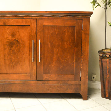 Automated TV Lift Cabinet in Solid Cherry (The Richmond)