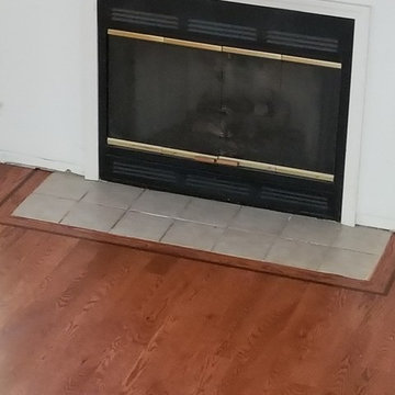 #1 Red Oak Flooring with Gunstock Stain
