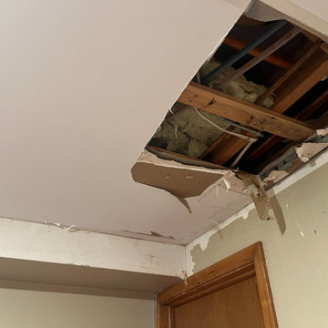 Water leak ceiling repair