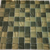 New Era 1 in x 1 in Glass Square Mosaic in Glossy Camouflage