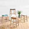Grover PU Counter Stool in Borneo Teal