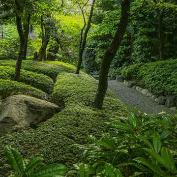 Исторический сад Happoen Garden, Tokyo, Japan