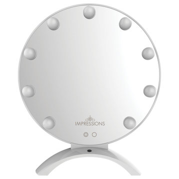 Hollywood Soleil Duo-Tone Led Makeup Mirror With UV Gel Curing Lamp