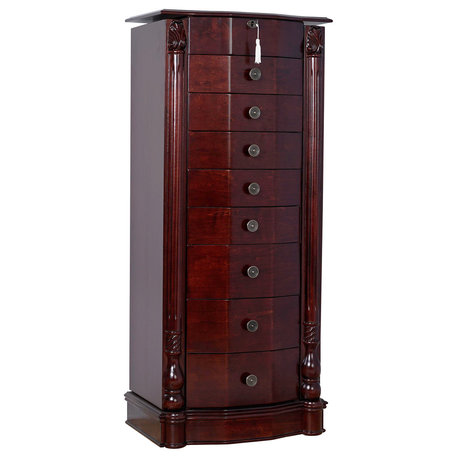 Florence Jewelry Armoire, Cherry