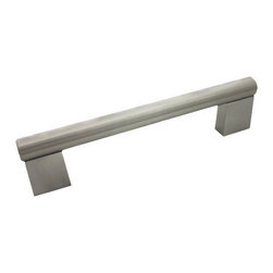 Door Corner - Modern Satin Nickel Cabinet Bar Pull - Cabinet And Drawer Handle Pulls