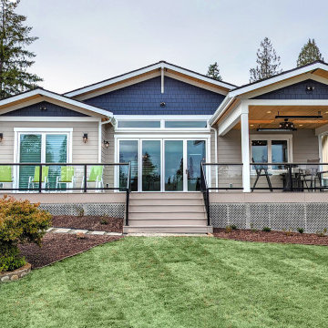 (Custom Home) The New Lake House with Old Sentimental Materials