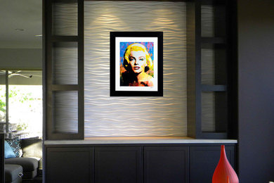 Marilyn Monroe Art Print Installations