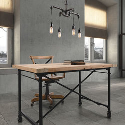 Zuo Sofite Ceiling Lamp Steel - SKU: 98297 - Pendant Lighting