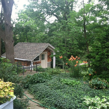 His and Hers backyard sheds