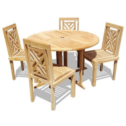 Transitional Outdoor Dining Sets by Windsor Teak Furniture