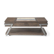 Emerald Home Ferndale Rect Cocktail Table, Brown